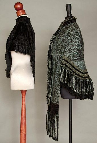 TWO VICTORIAN CAPES, 1870-1890s