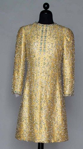 BEJEWELED EVENING DRESS, 1969