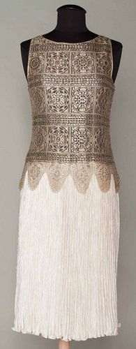 MARY McFADDEN PLEATED DRESS, 1970-1980
