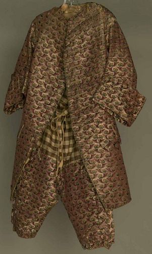 YOUNG BOY'S SILK BROCADE SUIT, 18TH C