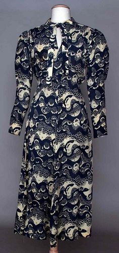 OSSIE CLARK/CELIA BIRTWELL DAY DRESS, c.1975