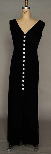NORMAN NORELL EVENING GOWN, c. 1965