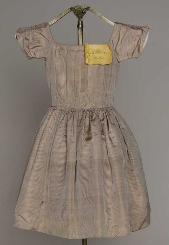 GIRL'S SILK PARTY DRESS, 1852