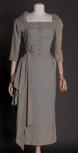 JEAN DESSES COCKTAIL DRESS, LATE 1940s