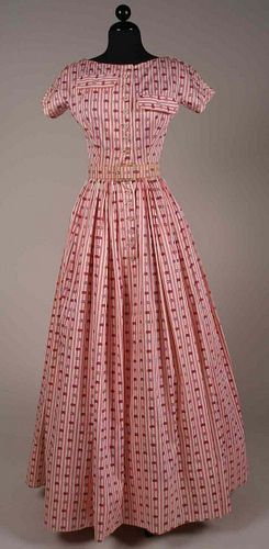 GALANOS SUMMER HOSTESS DRESS, 1953-1954