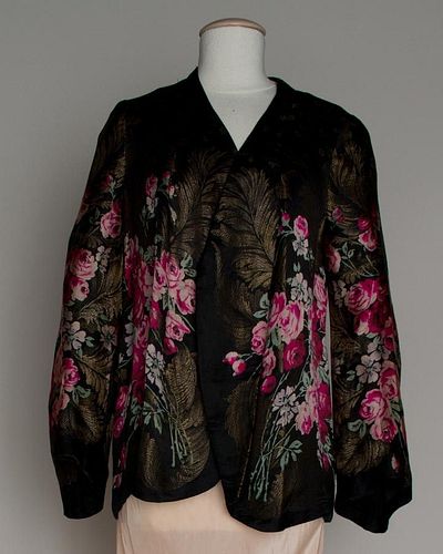 PRINTED LAME JACKET, EARLY 1930s