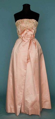JEWELED PINK BALL GOWN, 1960-1970