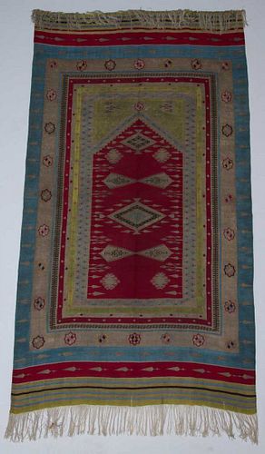 WOVEN PRAYER RUG, SYRIA, EARLY 20TH C