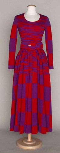 RUDI GERNREICH KNIT LONG DRESS, 1960s