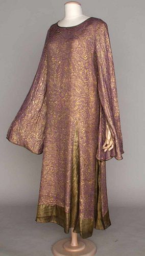 BABANI LAVENDER LAME DRESS, 1928-1930