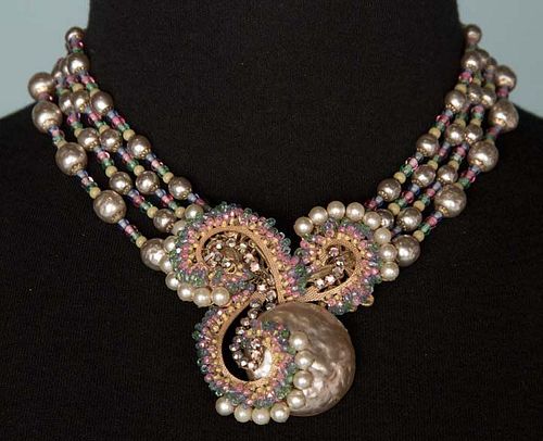HASKELL BAROQUE PEARL NECKLACE, 1940-1950