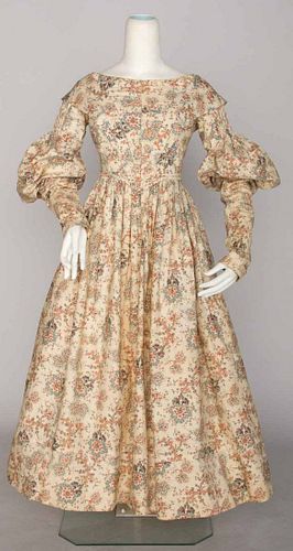 GIRL'S DAY DRESS & PELERINE, 1837-1840