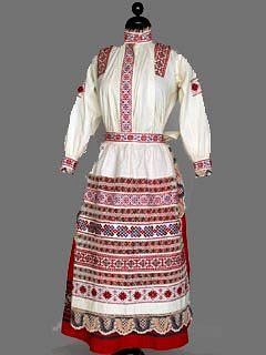 WOMAN'S REGIONAL DRESS, SLOVAKIA, 1920s
