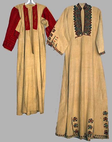 TWO CAFTANS, MACEDONIA & RUSSIA, 19TH C