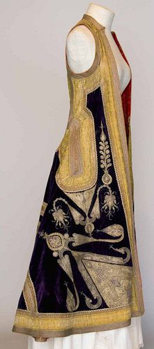 WOMAN'S GOLD EMBROIDERED COAT, ALBANIA, c. 1900