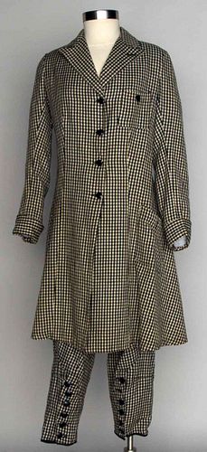 LADY'S WOOL RIDING HABIT, EARLY 20TH C