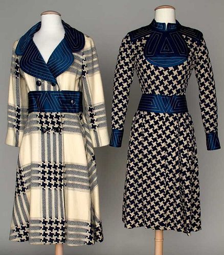 RONALD AMEY DRESS & COAT SET, 1960s