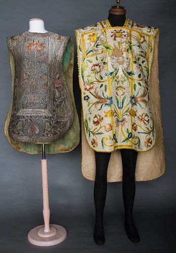 EMBROIDERED CHASUBLE, SOUTH AMERICA, MID 18TH C