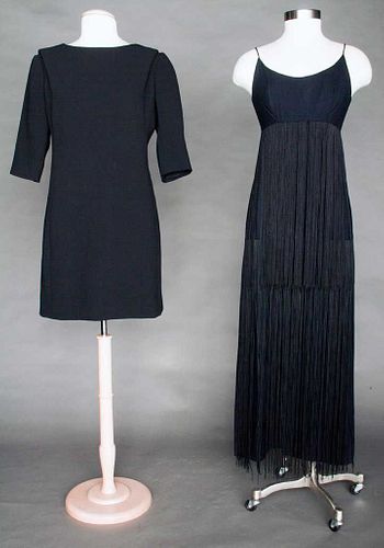 ONE DRESS & ONE JUMPSUIT, MID 20TH C