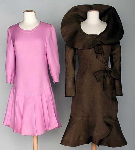 TWO PIERRE CARDIN DRESSES, 1970-1974