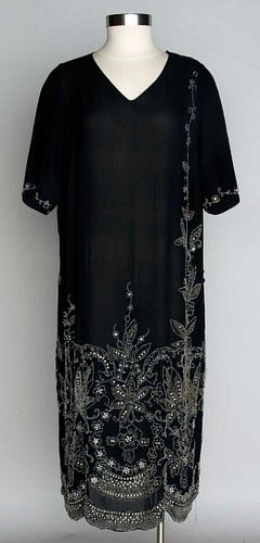 CRYSTAL BEADED DRESS, 1920s