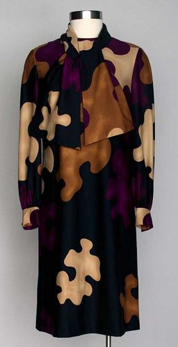 PIERRE BALMAIN PUZZLE DRESS, 1970s