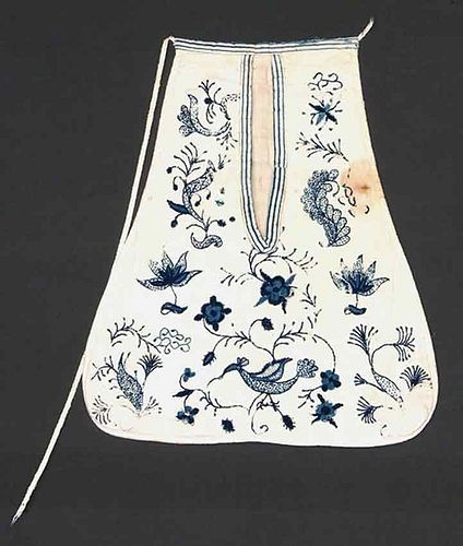 EMBROIDERED LADY'S POCKET, 18TH-EARLY 19TH C