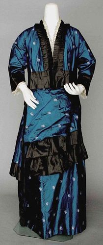 SILK BROCADE AFTERNOON DRESS, c. 1914