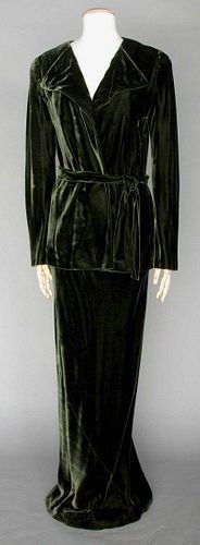 HALSTON EVENING OUTFIT, c. 1980
