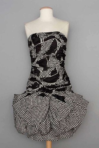 VICTOR COSTA PARTY DRESS, 1980s