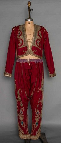 MAN'S REGIONAL DRESS, TURKEY, EARLY 20TH C