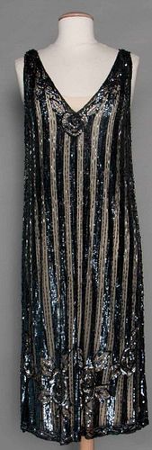 SEQUINED FLAPPER DRESS, 1920s