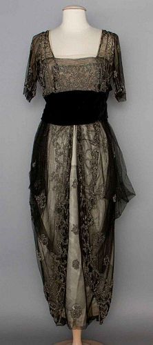 BEADED EVENING GOWN, 1911-1912
