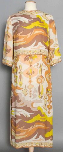 PUCCI PRINTED SILK GOWN, 1970s