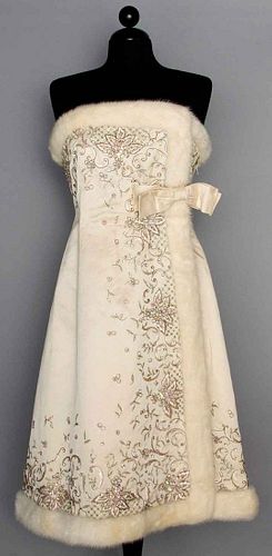 JEAN PATOU COUTURE EVENING DRESS, EARLY 1960s