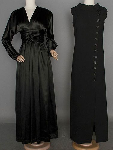 TWO NORELL EVENING DRESSES, 1950-1970