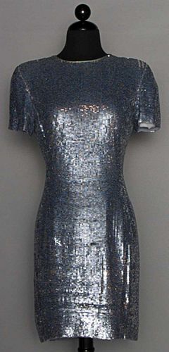 NEIL BIEFF SEQUIN DRESS, 1990s