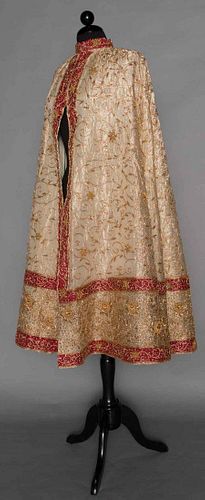 GOLD EMBROIDERED CAPE, INDIA, 1950s
