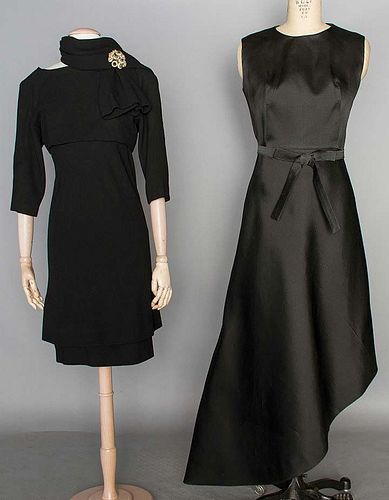 TWO BALENCIAGA DRESSES, 1950-1960