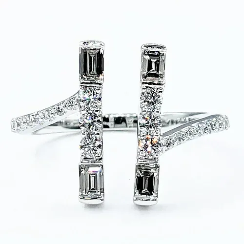 Contemporary Diamond Fashion Ring