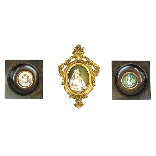Three Framed Miniatures