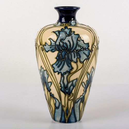 Moorcroft Pottery Vase, Blue Iris