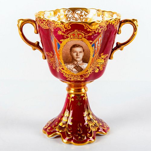 Rare Aynsley China Coronation Loving Cup, Edward VIII