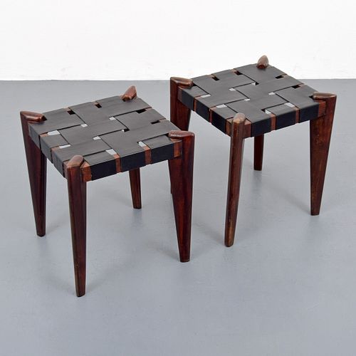 Pair of Stools, Manner of Jean Prouve