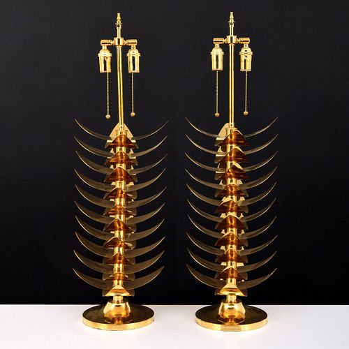 Pair of Lamps, Manner of Tommi Parzinger