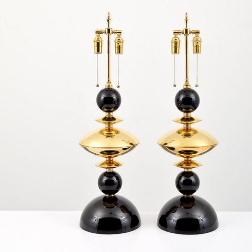 Pair of Lamps, Manner of Tommi Parzinger