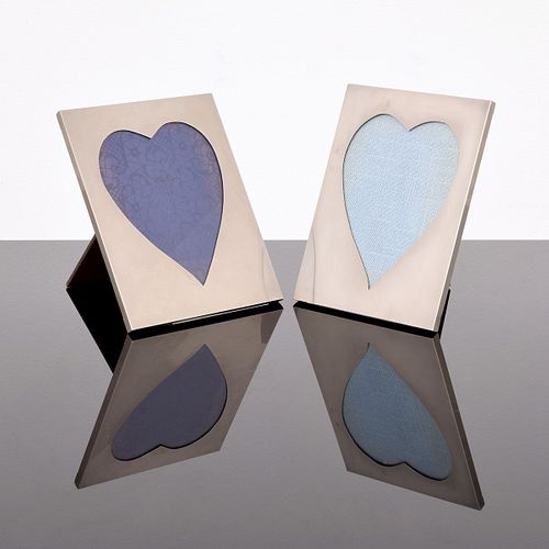 2 Christian Dior Heart Picture Frames