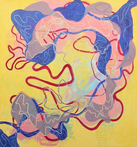 Large Amanda Mushate Abstract Painting