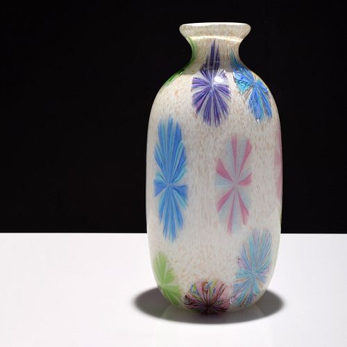 A.V.E.M. Pinwheel Design Vase, Provenance Lobel