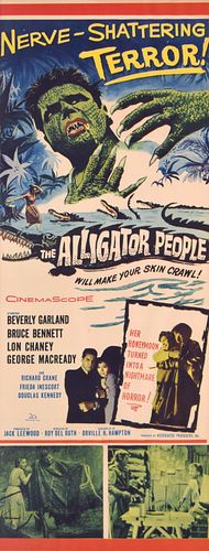"Alligator People" Movie Poster, Limited Edition